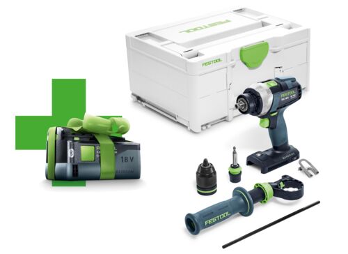 Festool Akku-Bohrschrauber TDC 18/4 I-Basic-5,0 QUADRIVE