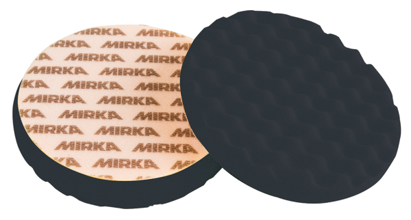 Mirka Schaumstoffpad PRO 150mm schwarz gewaf. 2/Pack