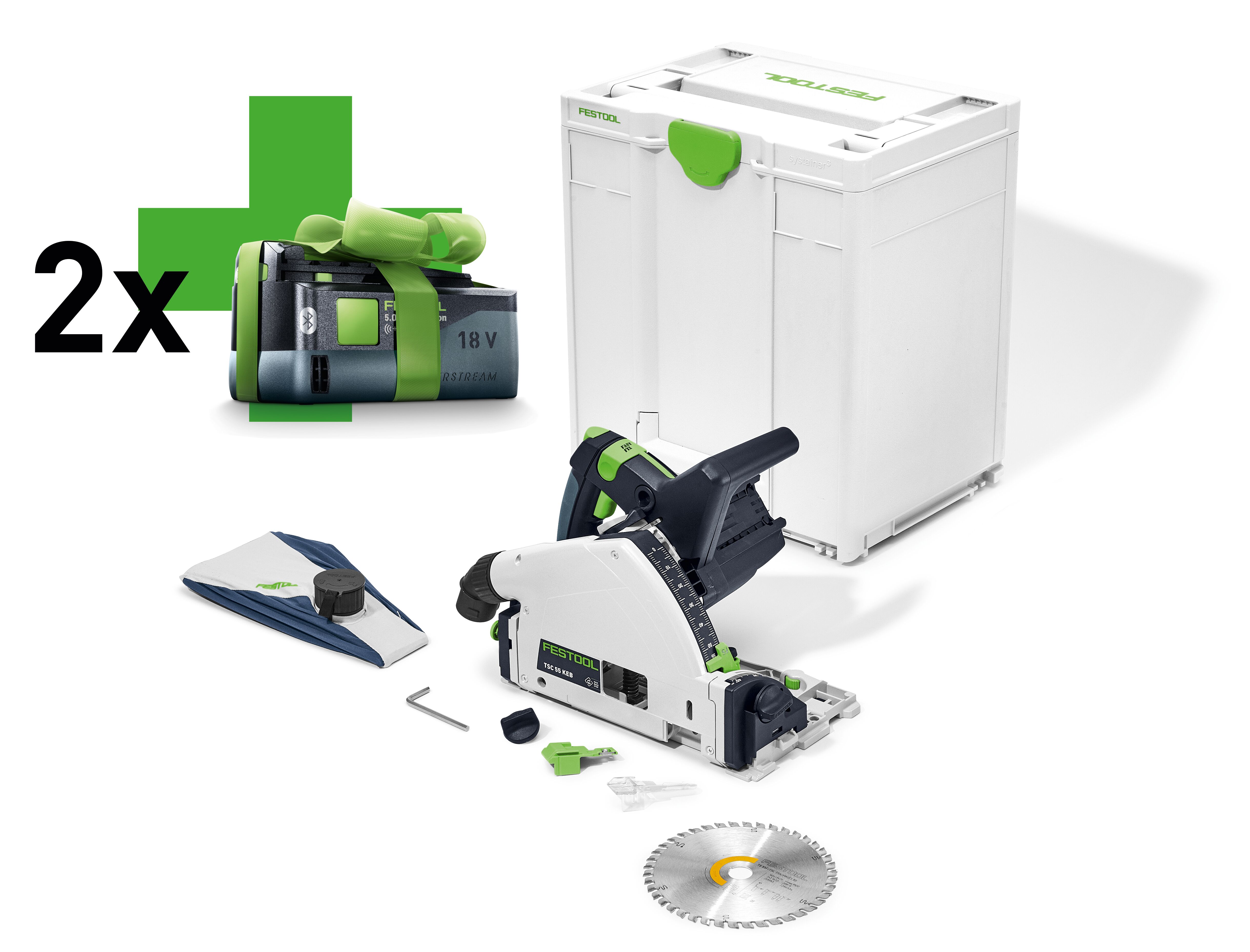 Festool Akku-Tauchsäge TSC 55 KEB-Basic-5,0 - 577025