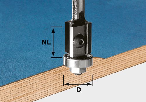 Festool Bündigfräser-Wendeplatten HW S8 D19/20WM Z2 - 491082