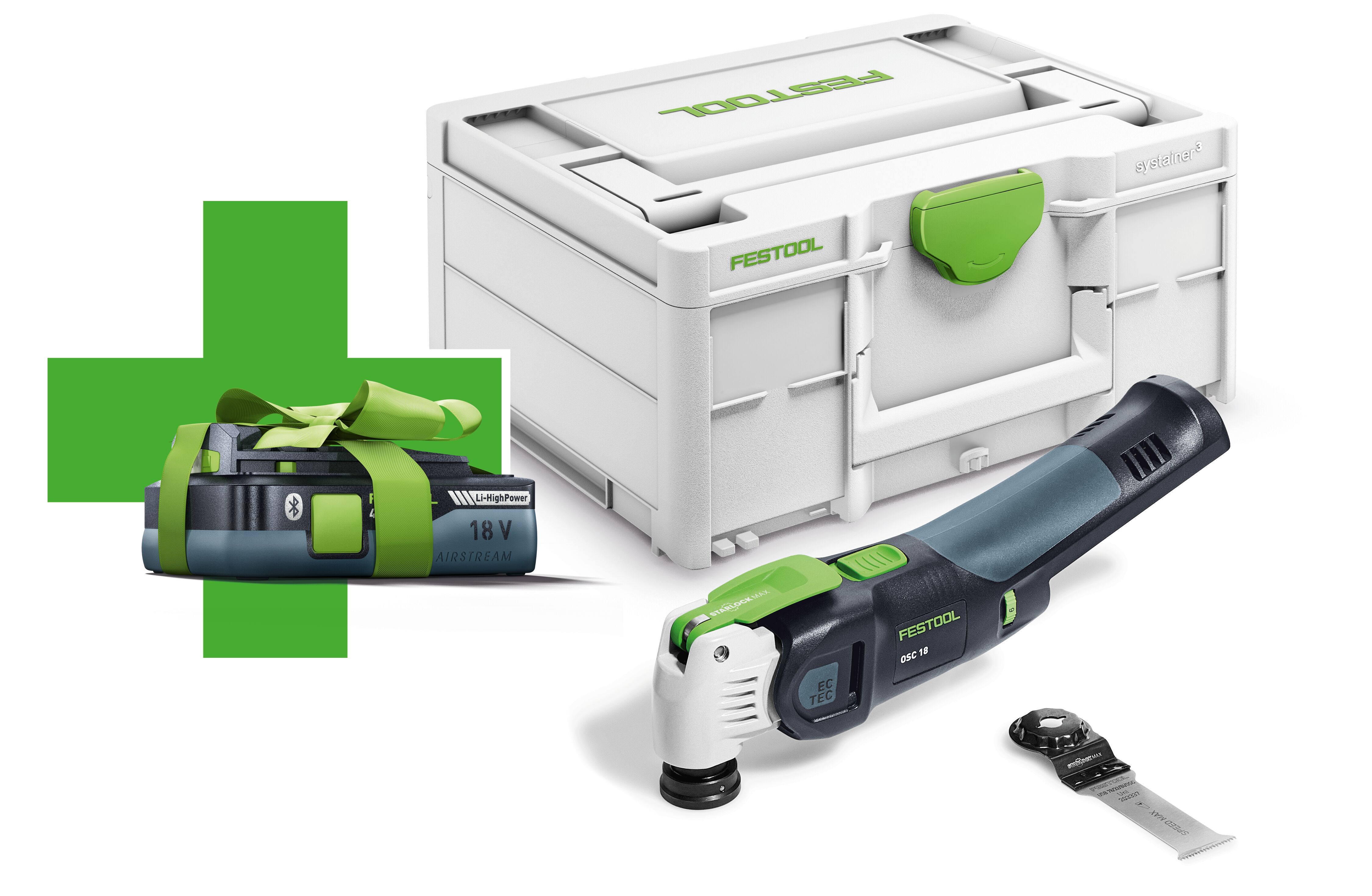 Festool Akku-Oszillierer OSC 18 E-Basic-4,0 VECTURO - 577033