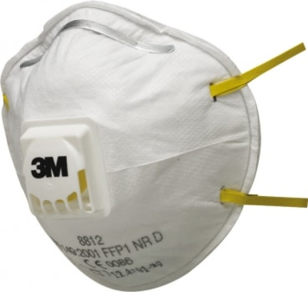 3M™ Atemschutzmaske 8812, FFP1, mit Cool Flow™ Ausatemventil