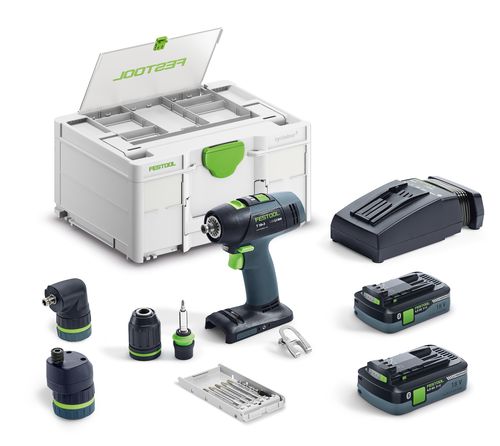 Festool Akku-Bohrschrauber T 18+3 HPC 4,0 I-Set - 577609