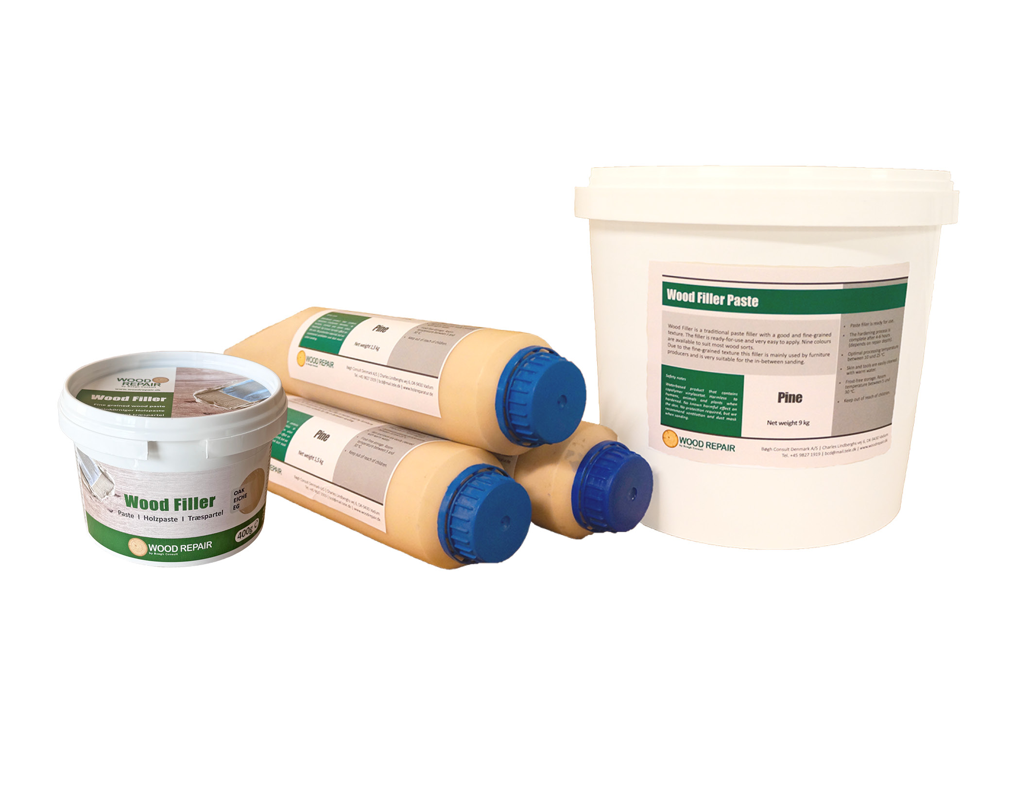 WoodRepair Wood Filler Spachtelmasse 400g