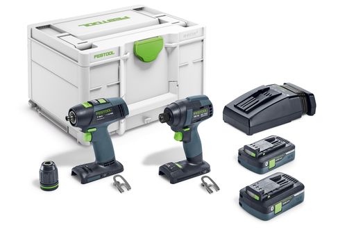 Festool Schrauber- und Bohrer-Set TID 18 HPC 4,0 I-Set T18 - 577244