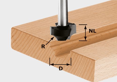 Festool Viertelstabfräser HW S8 