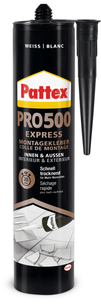 Pattex Montagekleber PRO500, Express (1 VE = 12 Stück