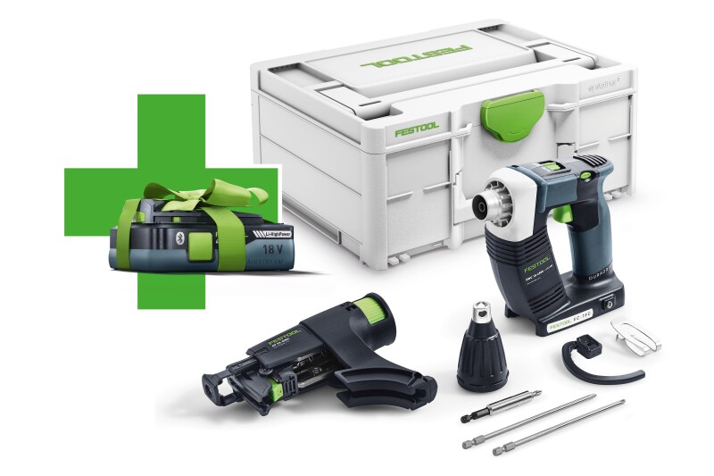  Festool Akku-Bauschrauber DURADRIVE DWC 18-4500-Basic-4,0 -577056