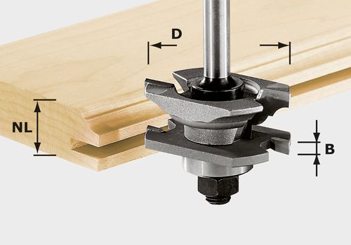 Festool Profil-Nutfräser HW S8 D46 x D12-NT - 490645