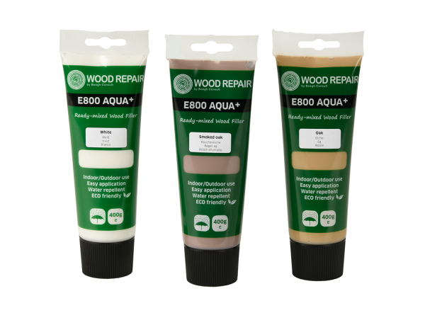 WoodRepair E800 AQUA+ Spachtelmasse, 400g