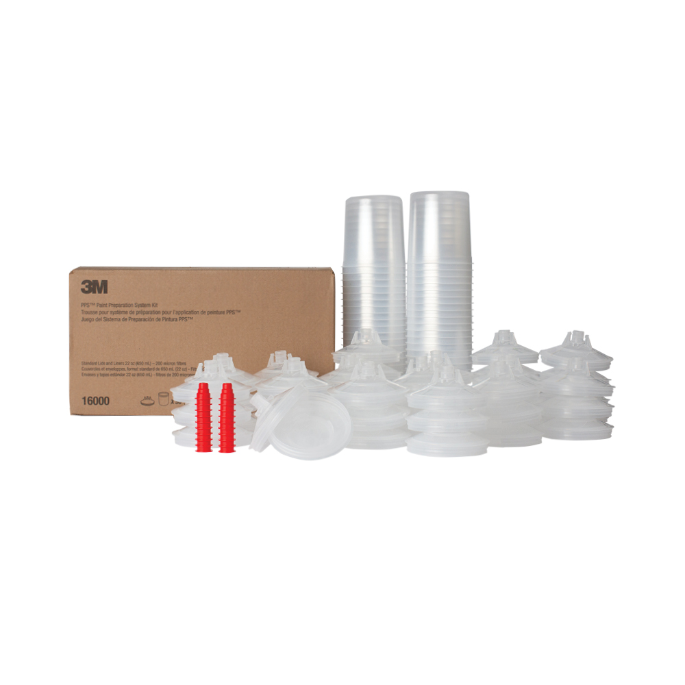   3M™ PPS™ Deckel- und Innenbecher Kits, 650 ml, 200 µm, 16000