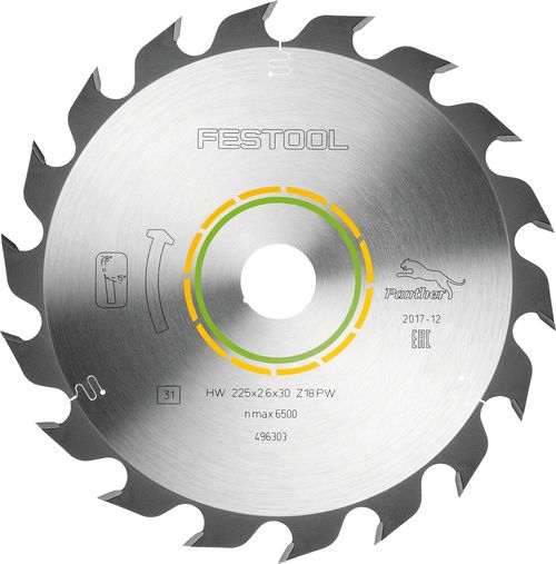 Festool Kreissägeblatt HW 160x2,2x20 PW12 WOOD RIP CUT - 496301