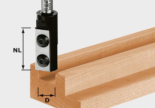 Festool Nutfräser-Wendeplatten HW S8 D8/20 WP Z1 - 491078